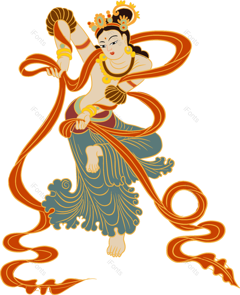 复古图片,中国风元素,插画PNG,手绘人物免抠素材